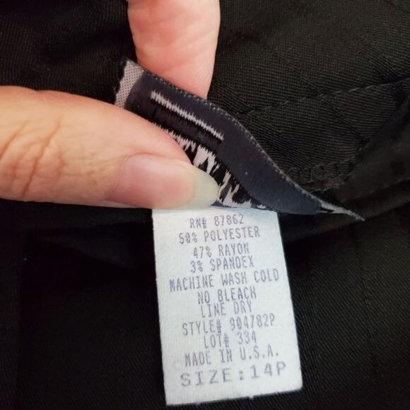 Vintage Cleveland Street wide leg capri culottes with cheetah print panel - Picture 8 of 11